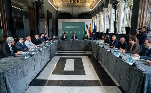 Última hora covid El comité de expertos de Andalucía se reúne siete